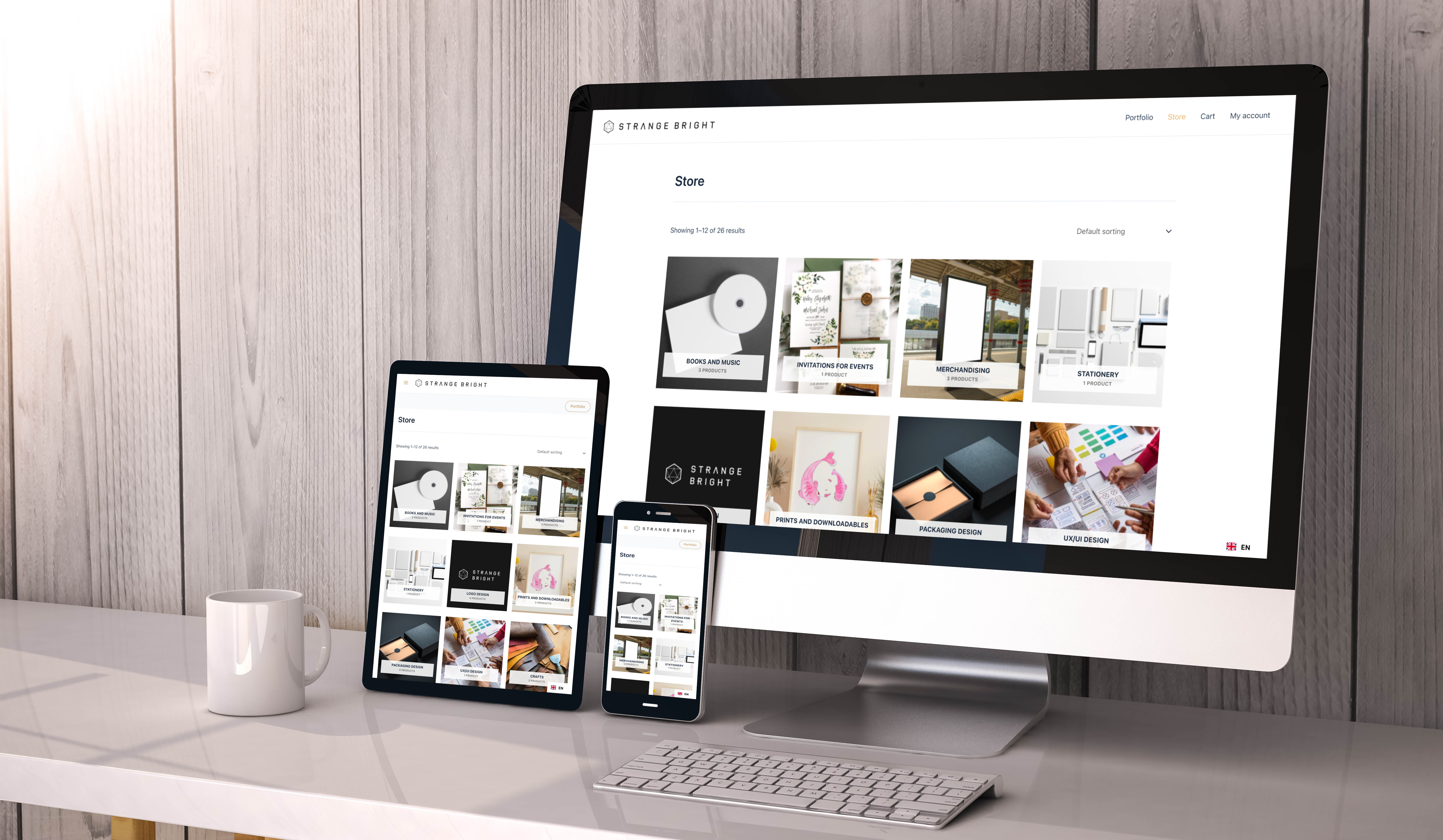 Strange Bright E-commerce